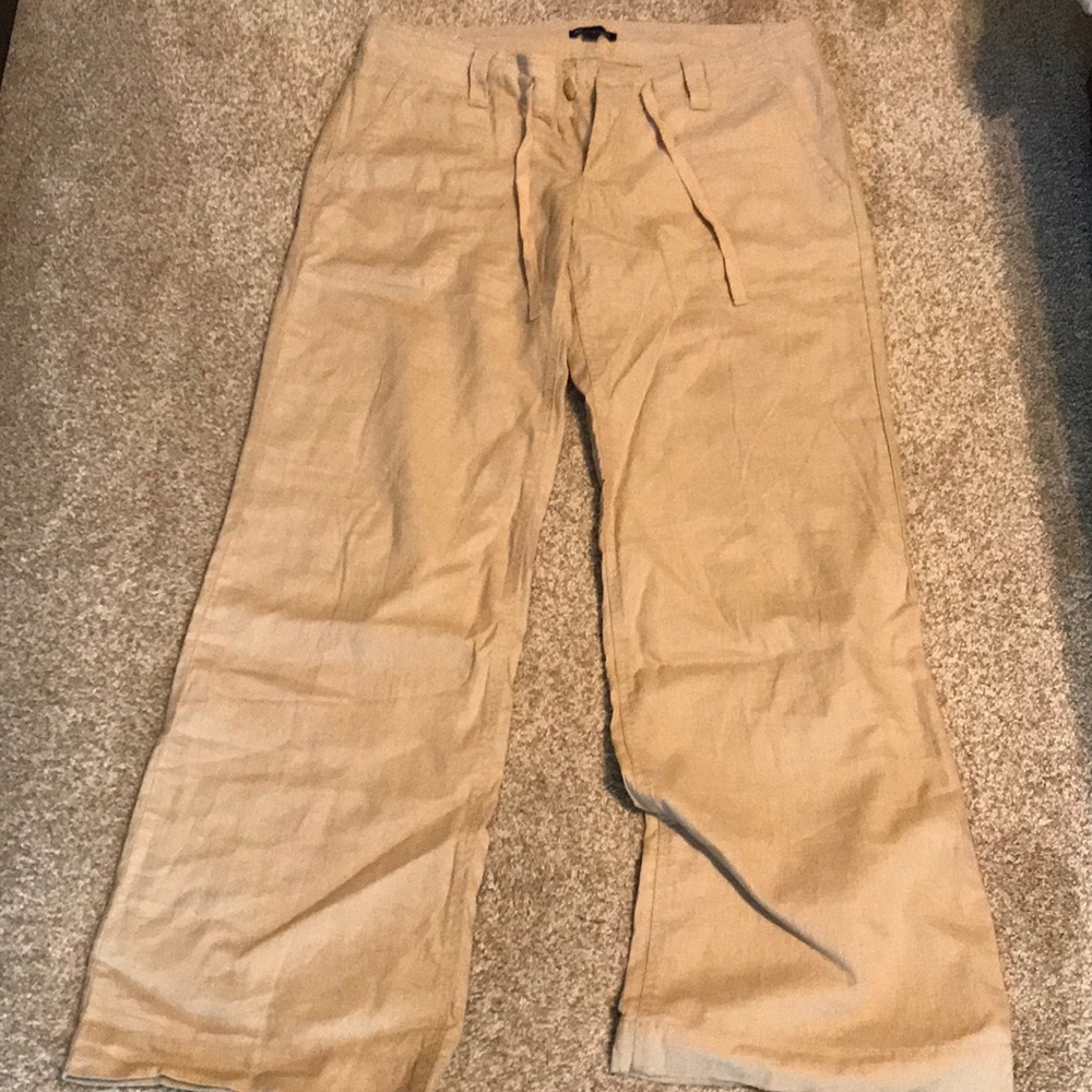 Gap size 8 wide leg lining pants
